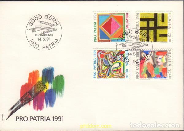 Briefmarken: 369000 MNH SUIZA 1991 PRO PATRIA. 700 A&Ntilde;OS DE ARTE Y CULTURA