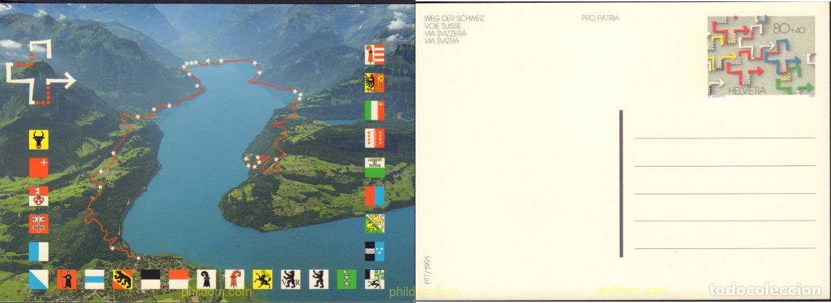 Briefmarken: 592401 MNH SUIZA 1991 PRO PATRIA. 700 A&Ntilde;OS DE ARTE Y CULTURA
