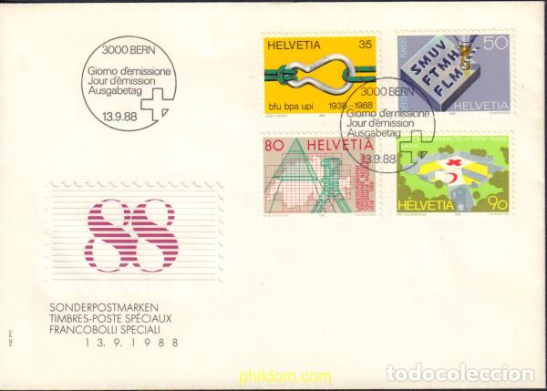 Sellos: 408135 MNH SUIZA 1988 ANIVERSARIOS Y ACONTECIMIENTOS