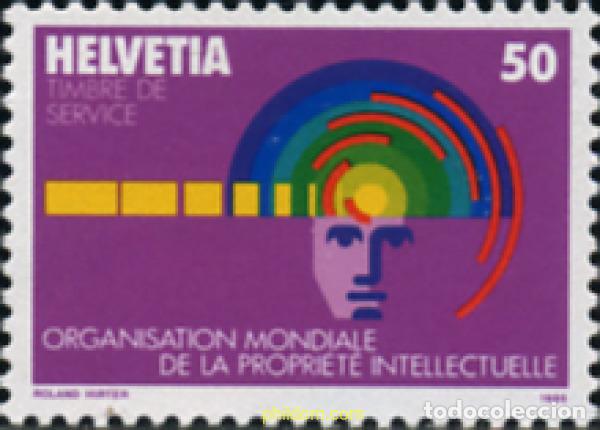 Sellos: 128954 MNH SUIZA. Organizaci&oacute;n Mundial de la Propiedad Intelectual 1985 ORGANIZACION MUNDIAL DE LA