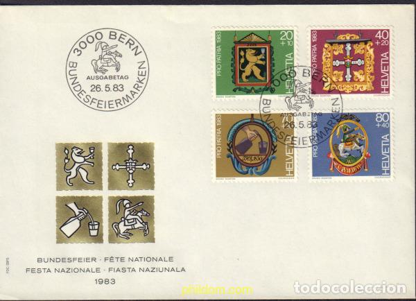 Briefmarken: 408157 MNH SUIZA 1983 PRO PATRIA. LETREROS DE HOTELES