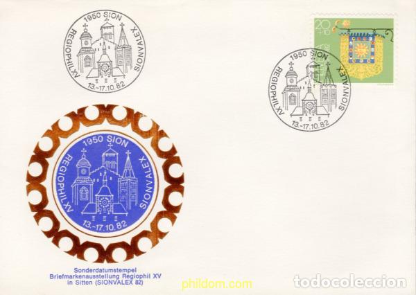 Sellos: 640660 MNH SUIZA 1982 PRO PATRIA. LETREROS DE HOTELES