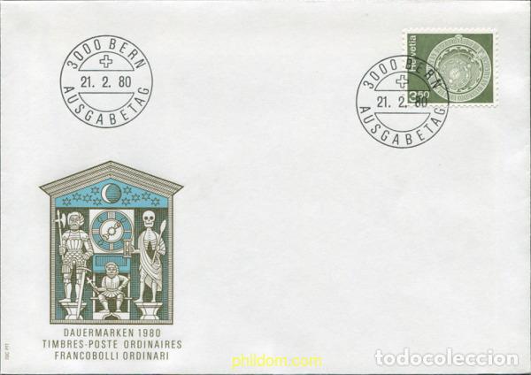 Sellos: 408264 MNH SUIZA 1980 ARQUITECTURA Y TRABAJO ARTESANAL