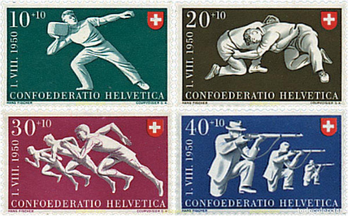 Sellos: 602734 MNH SUIZA 1950 PRO JUVENTUD