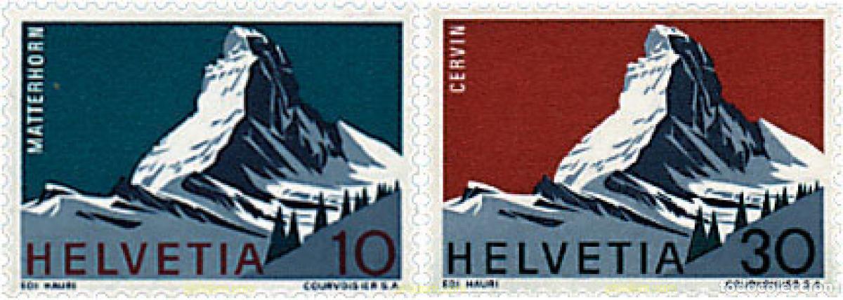 Sellos: 26502 MNH SUIZA 1965 CENTENARIO DE LA PRIMERA ASCENSION AL CERVINO