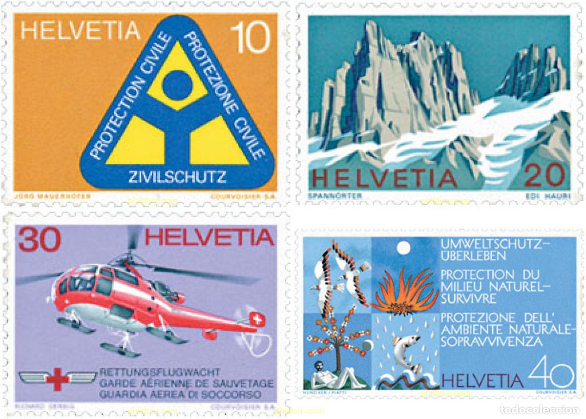 Sellos: 91332 MNH SUIZA 1972 ACONTECIMIENTOS VARIOS