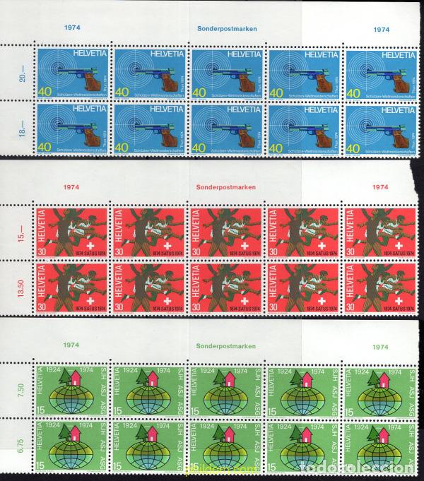 Sellos: 667401 MNH SUIZA 1974 COMMEMORACIONES DEPORTIVAS