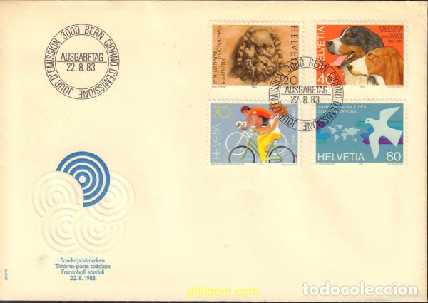 Sellos: 377099 MNH SUIZA 1984 ANIVERSARIOS VARIOS