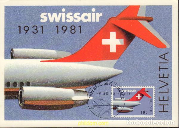 Sellos: 579439 MNH SUIZA 1981 ANIVERSARIOS