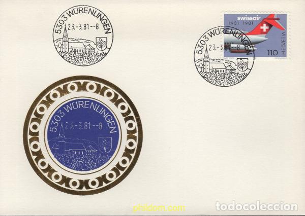 Sellos: 646851 MNH SUIZA 1981 ANIVERSARIOS