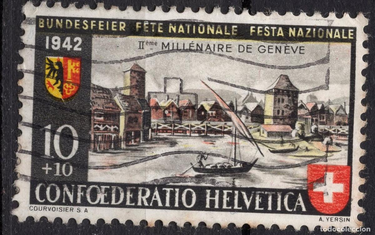 Timbres: SUIZA 1942 CARTA MICHEL CH 408