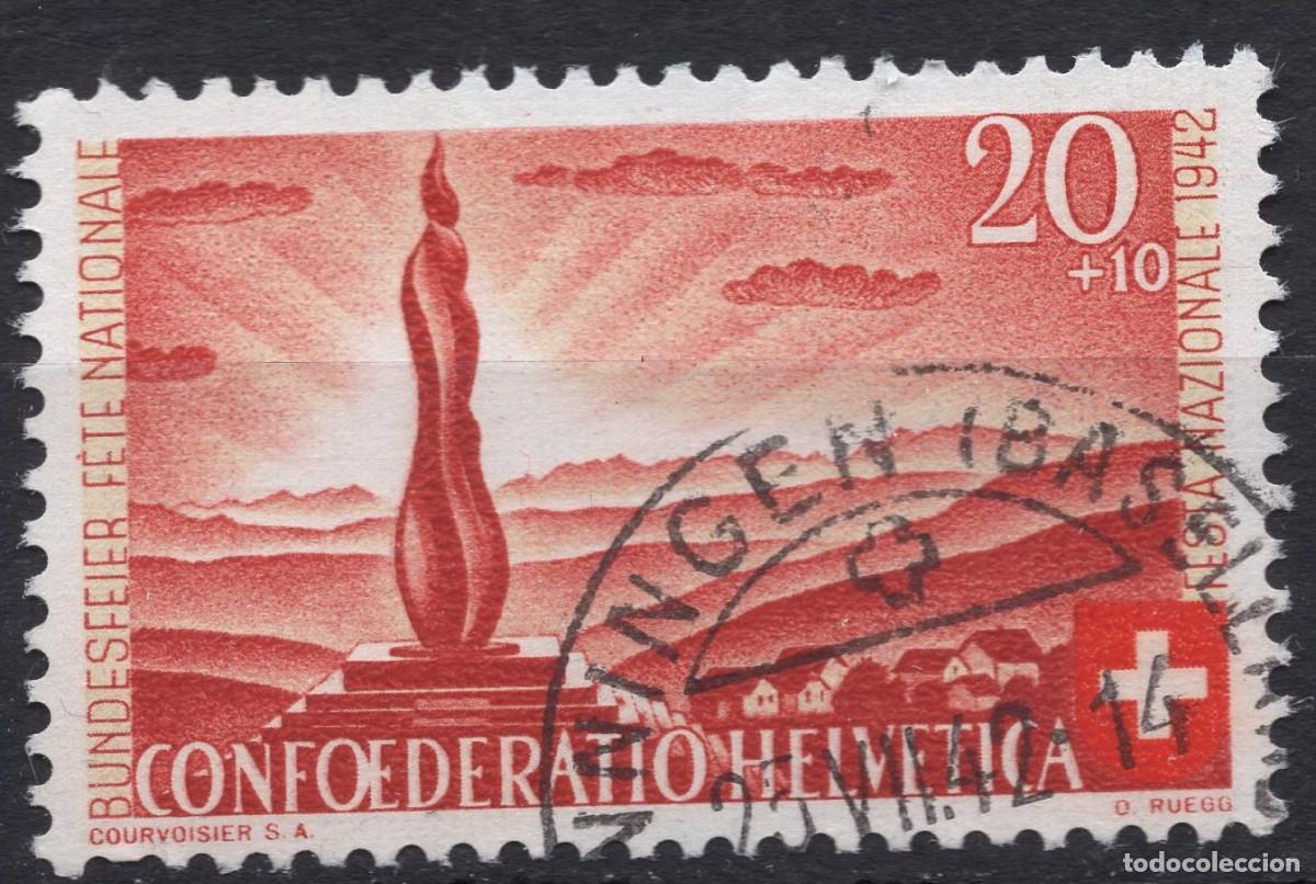 Timbres: SUIZA 1942 CARTA MICHEL CH 409