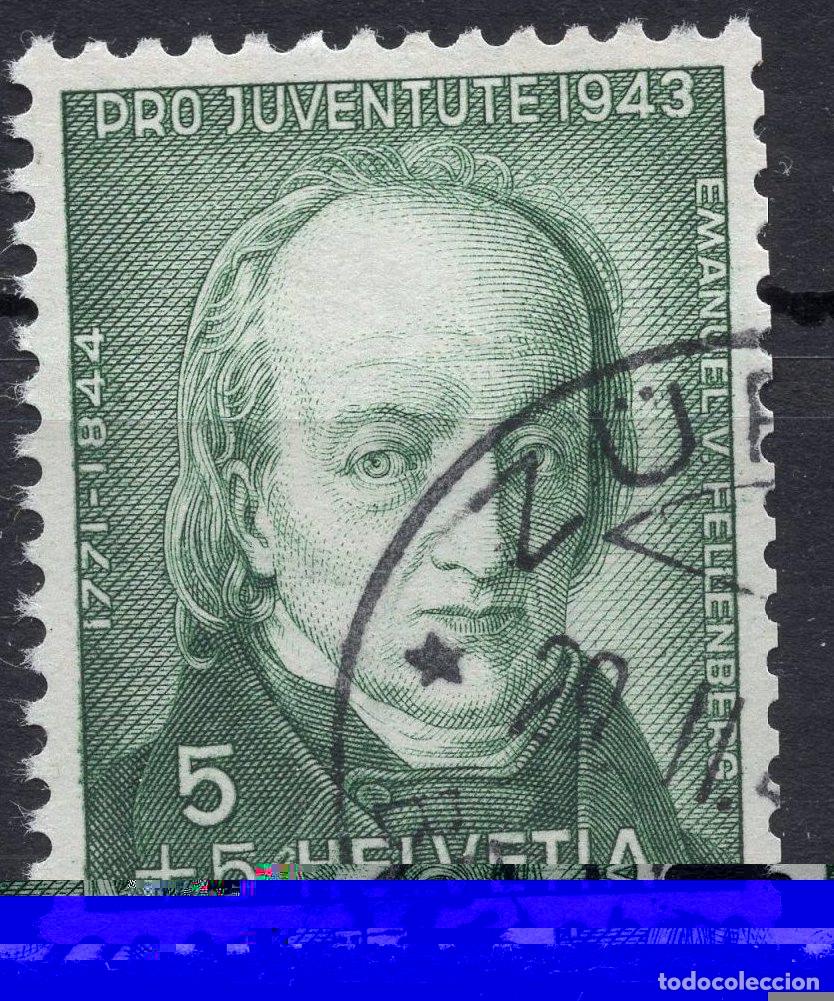 Stamps: SUIZA 1943 STAMP MICHEL CH 424