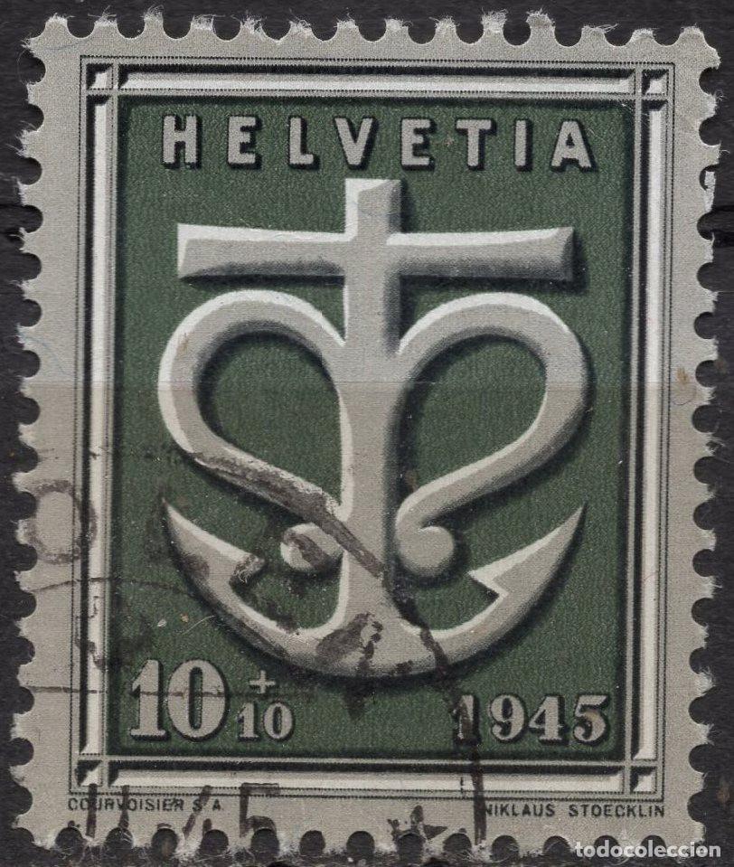 Sellos: SUIZA 1945 STAMP MICHEL CH 443