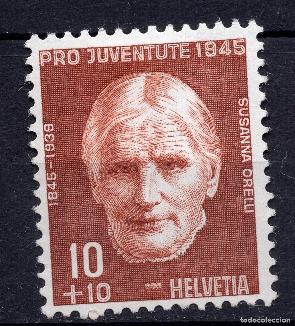 Sellos: SUIZA 1945 STAMP MICHEL CH 466