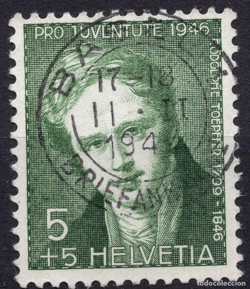 Sellos: SUIZA 1946 STAMP MICHEL CH 475