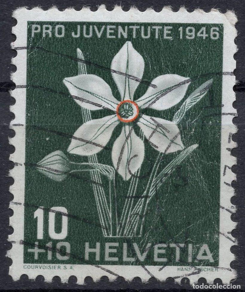 Sellos: SUIZA 1946 STAMP MICHEL CH 476