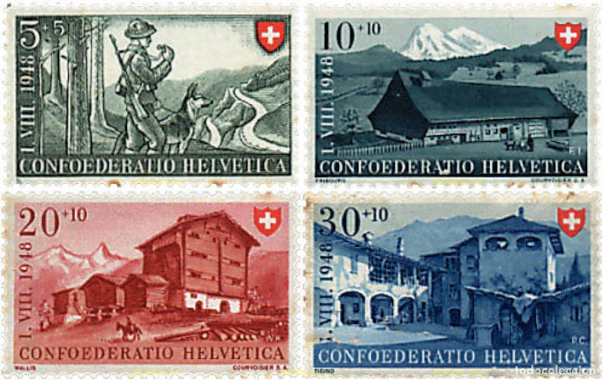 Sellos: 37161 MNH SUIZA 1948 FIESTA NACIONAL