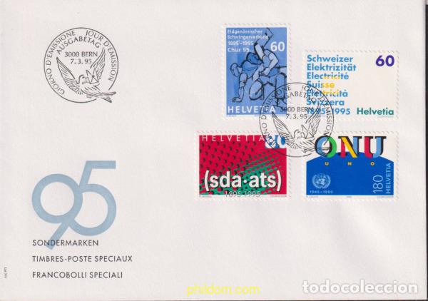 Sellos: 385852 MNH SUIZA 1995 ANIVERSARIOS