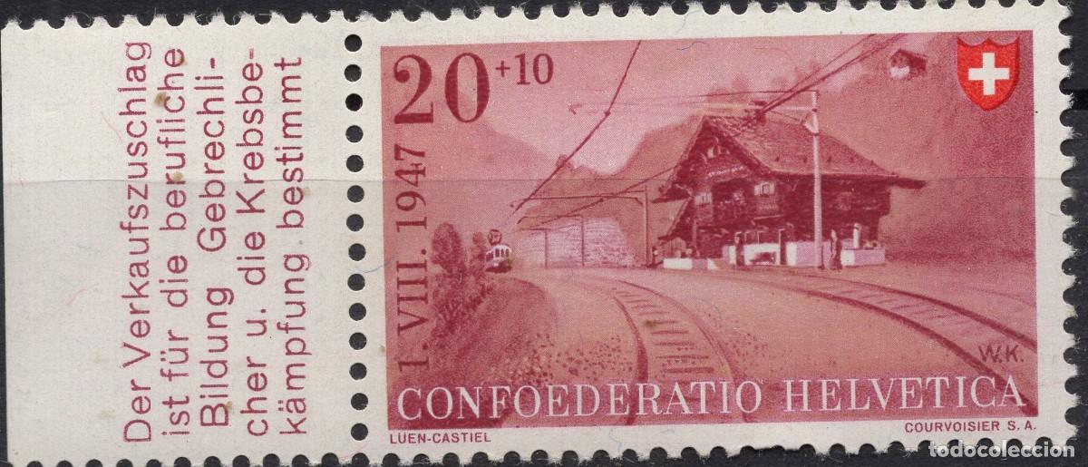 Sellos: SUIZA 1947 STAMP MICHEL CH 482