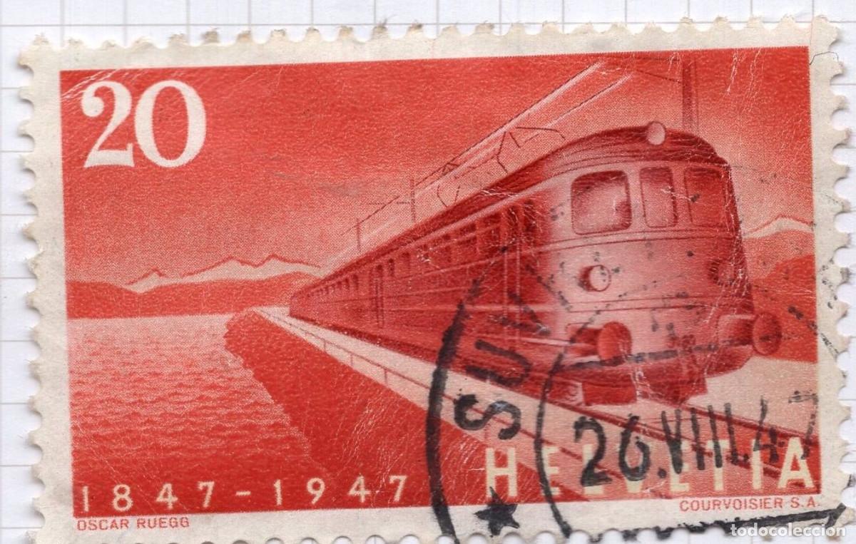 Sellos: SUIZA 1947 STAMP MICHEL CH 486