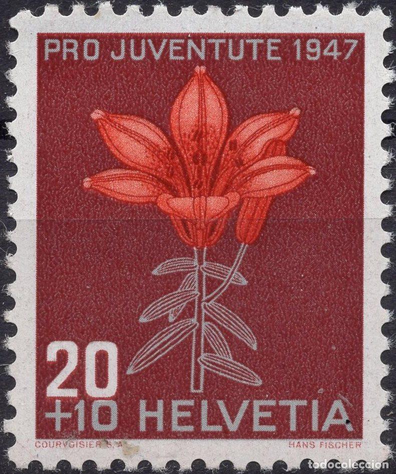 Sellos: SUIZA 1947 STAMP MICHEL CH 490
