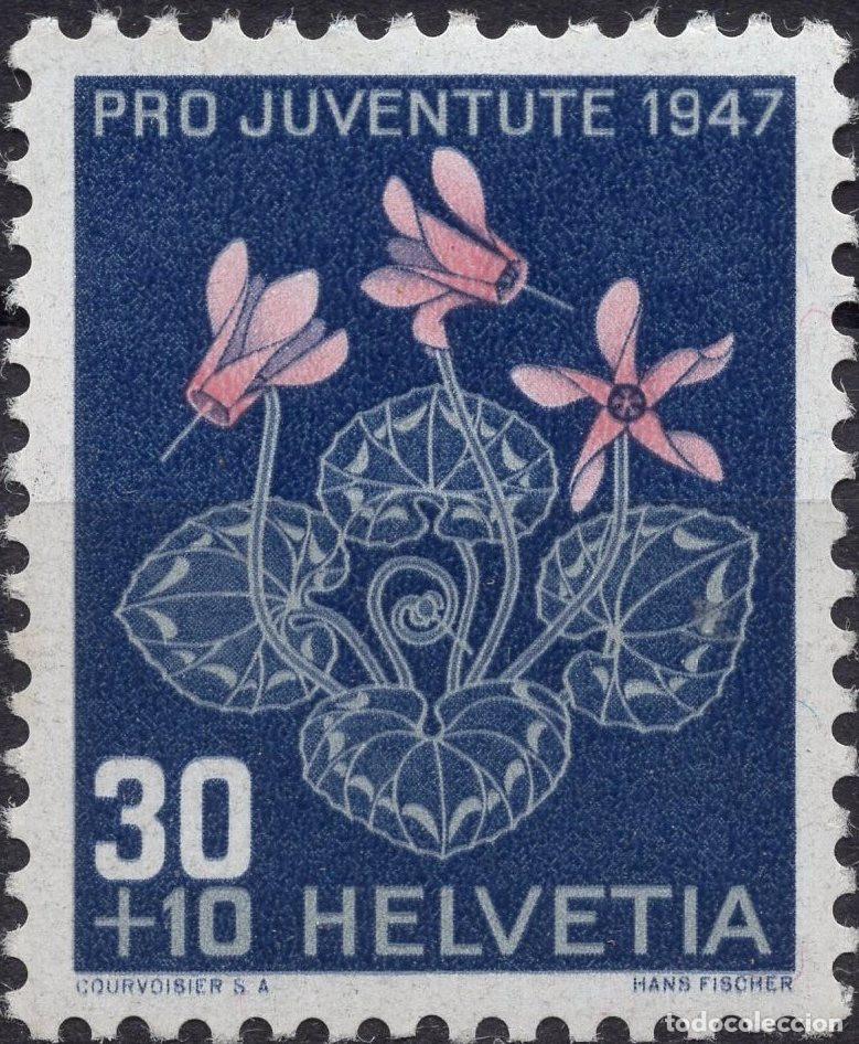 Sellos: SUIZA 1947 STAMP MICHEL CH 491