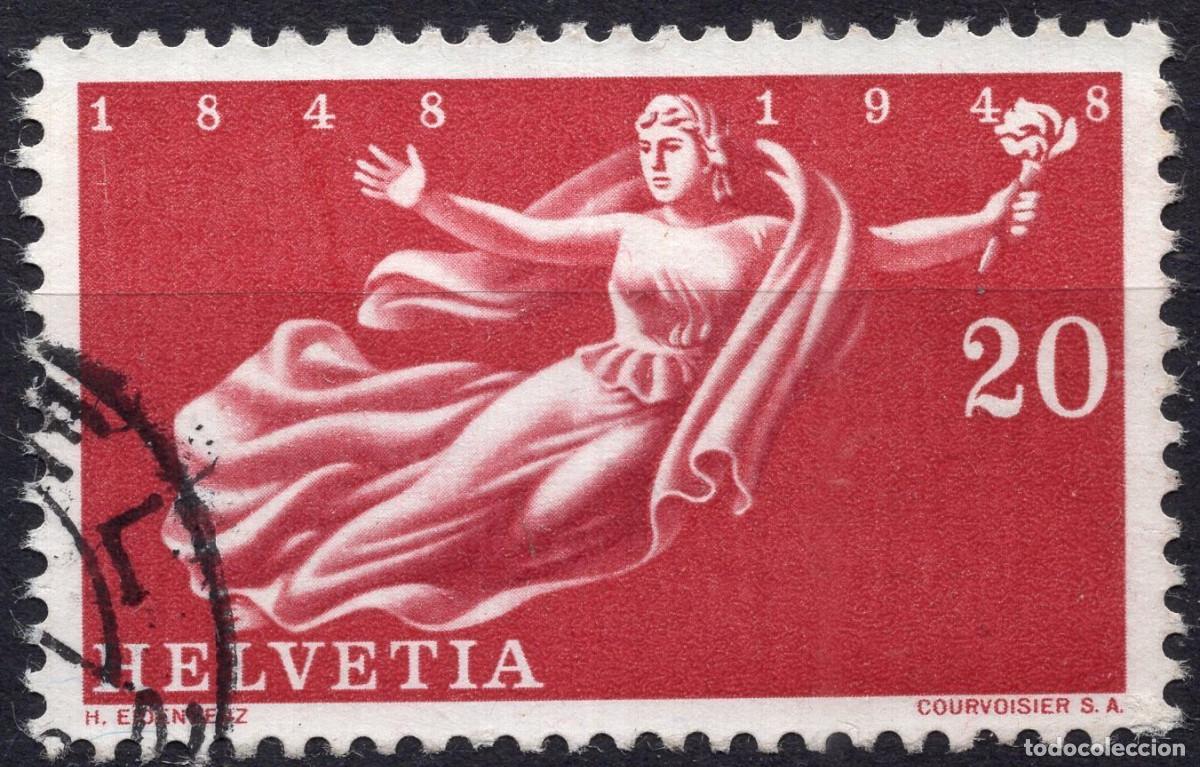 Sellos: SUIZA 1948 STAMP MICHEL CH 498