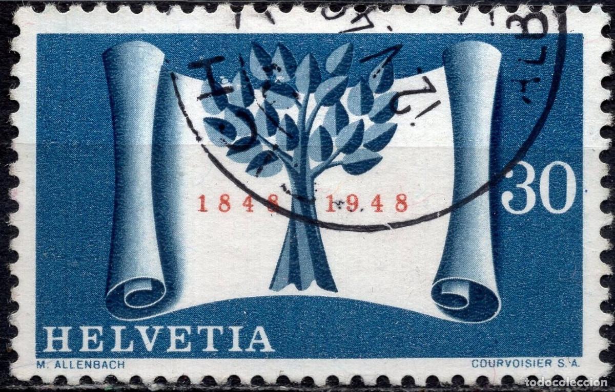 Sellos: SUIZA 1948 STAMP MICHEL CH 499