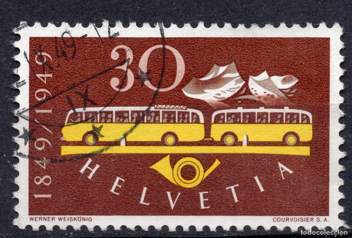 Selos: SUIZA 1949 STAMP MICHEL CH 521