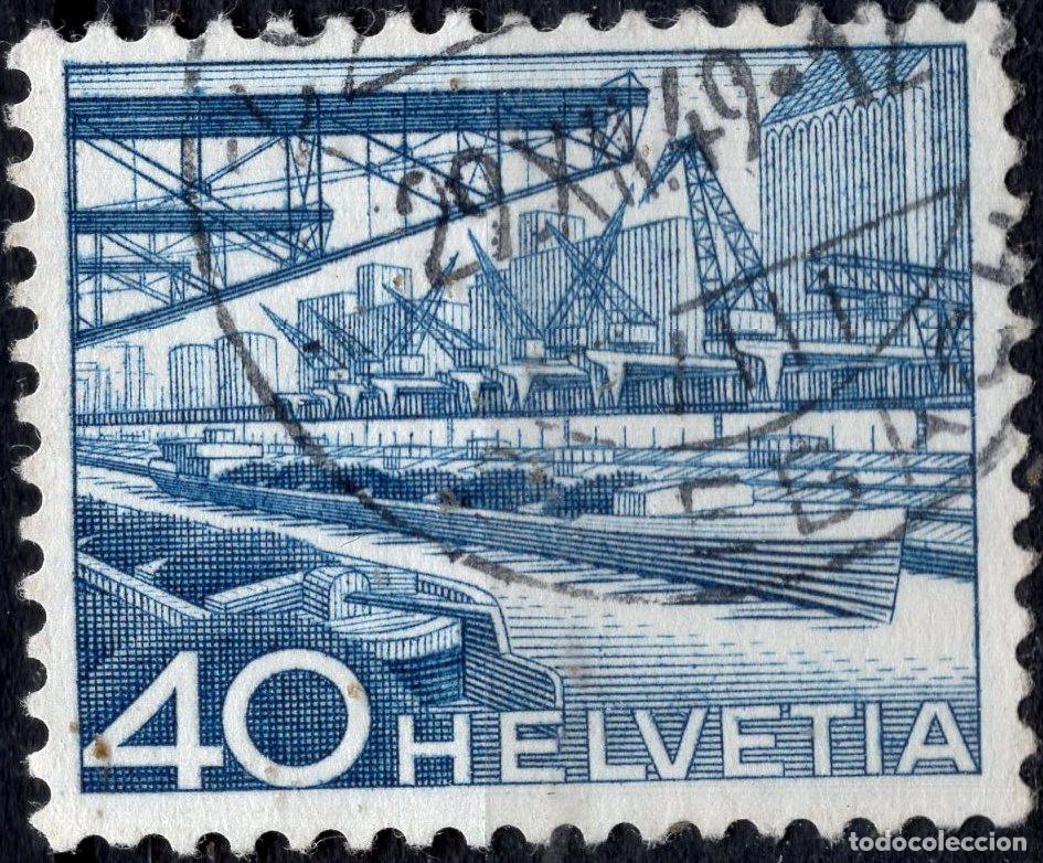 Selos: SUIZA 1949 STAMP MICHEL CH 537A