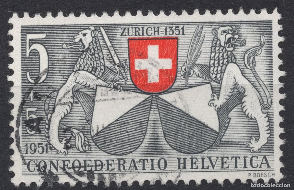Sellos: SUIZA 1951 STAMP MICHEL CH 555