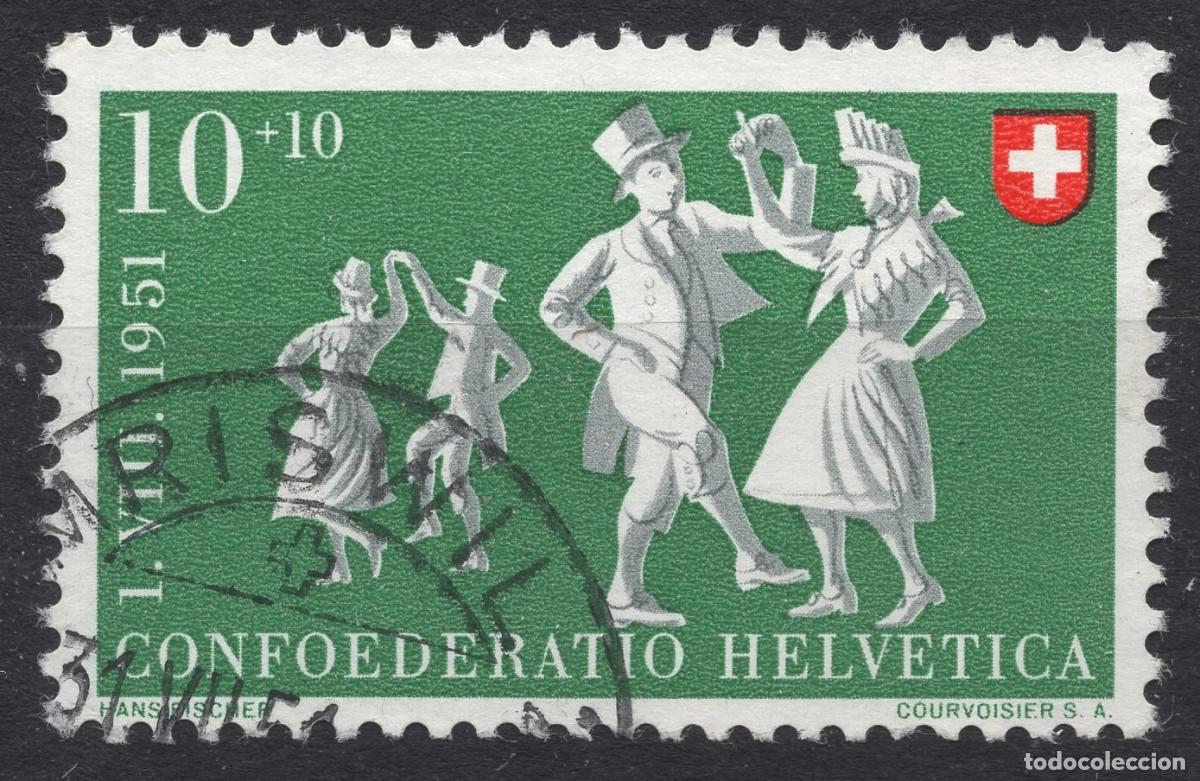 Sellos: SUIZA 1951 STAMP MICHEL CH 556