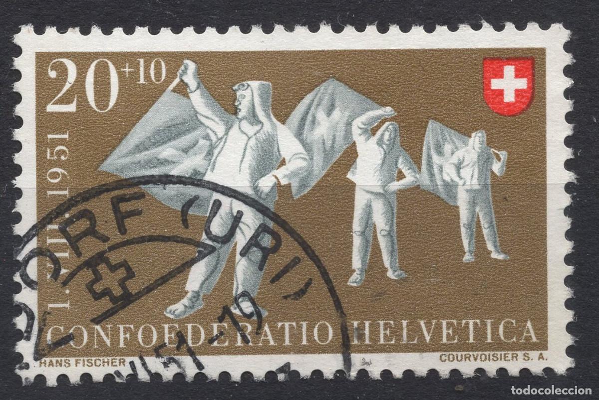Sellos: SUIZA 1951 STAMP MICHEL CH 557