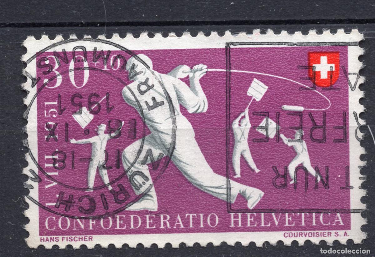 Sellos: SUIZA 1951 STAMP MICHEL CH 558