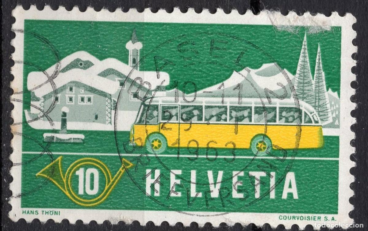 Selos: SUIZA 1953 STAMP MICHEL CH 586A