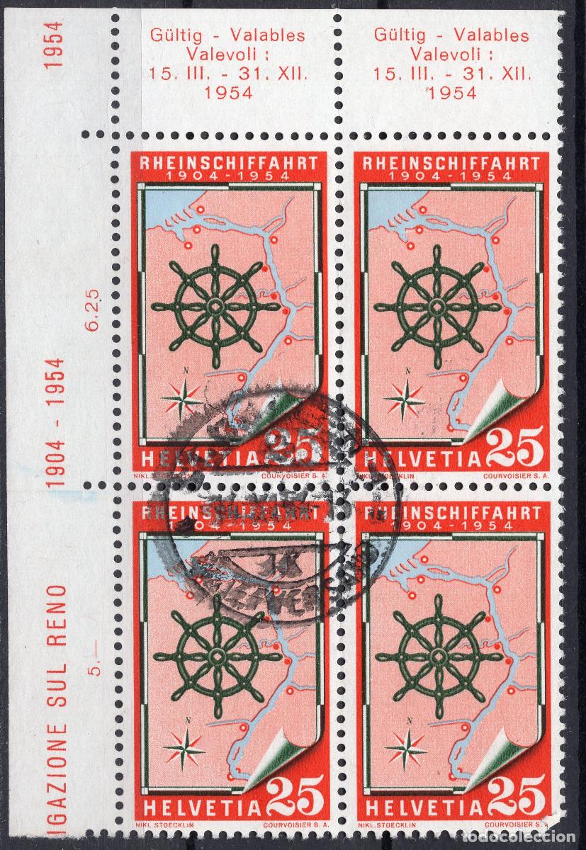 Sellos: SUIZA 1954 STAMP MICHEL CH 595