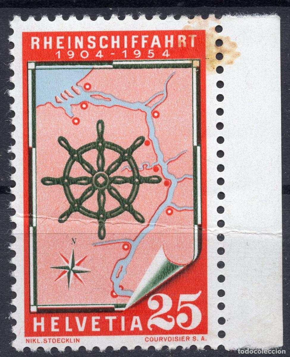 Sellos: SUIZA 1954 STAMP MICHEL CH 595