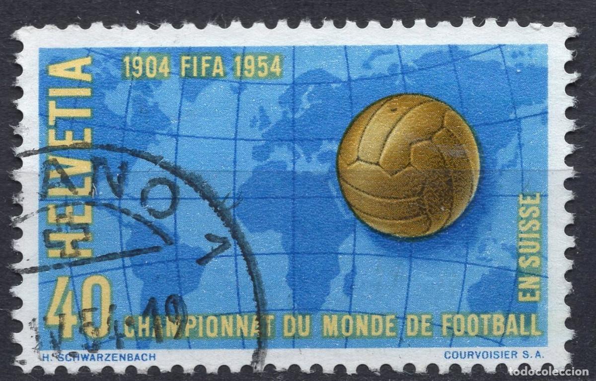Sellos: SUIZA 1954 STAMP MICHEL CH 596