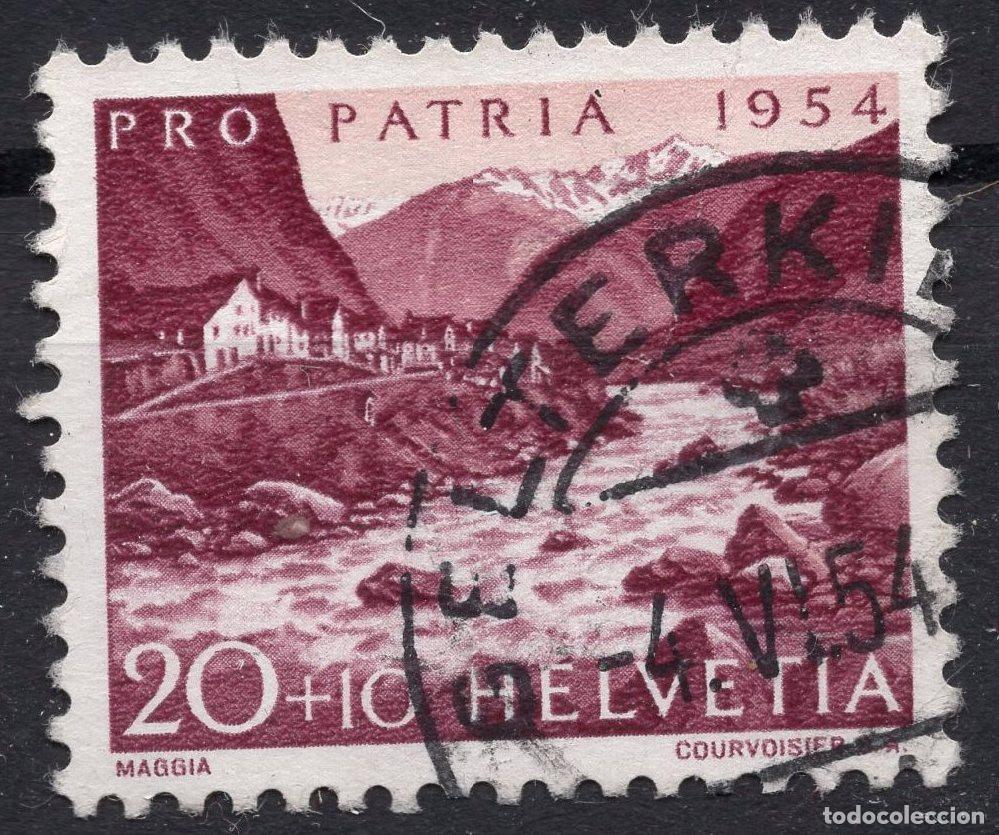 Sellos: SUIZA 1954 STAMP MICHEL CH 599