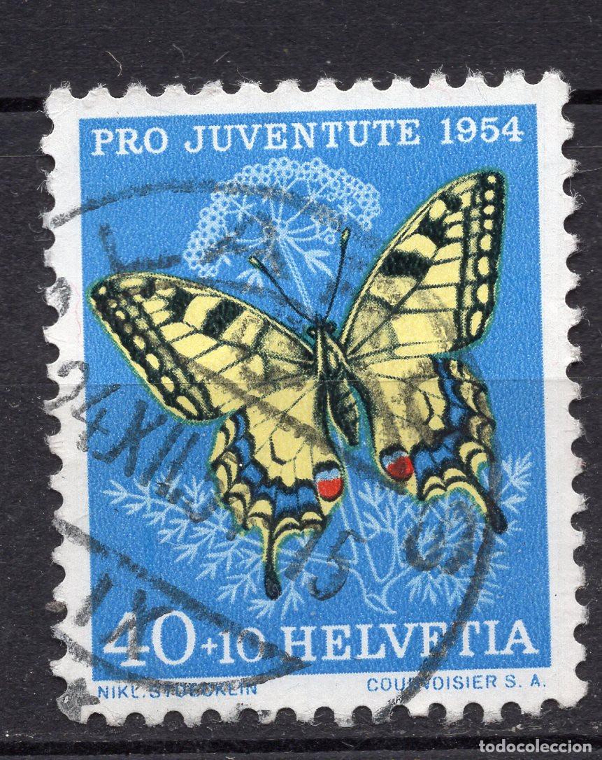 Sellos: SUIZA 1954 STAMP MICHEL CH 606