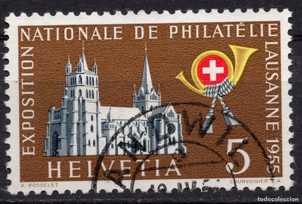 Sellos: SUIZA 1955 STAMP MICHEL CH 607