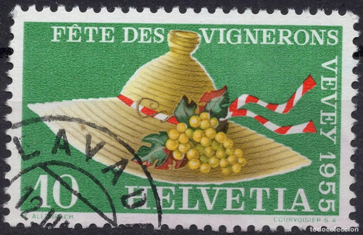 Sellos: SUIZA 1955 STAMP MICHEL CH 608