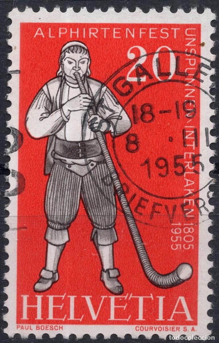 Sellos: SUIZA 1955 STAMP MICHEL CH 609