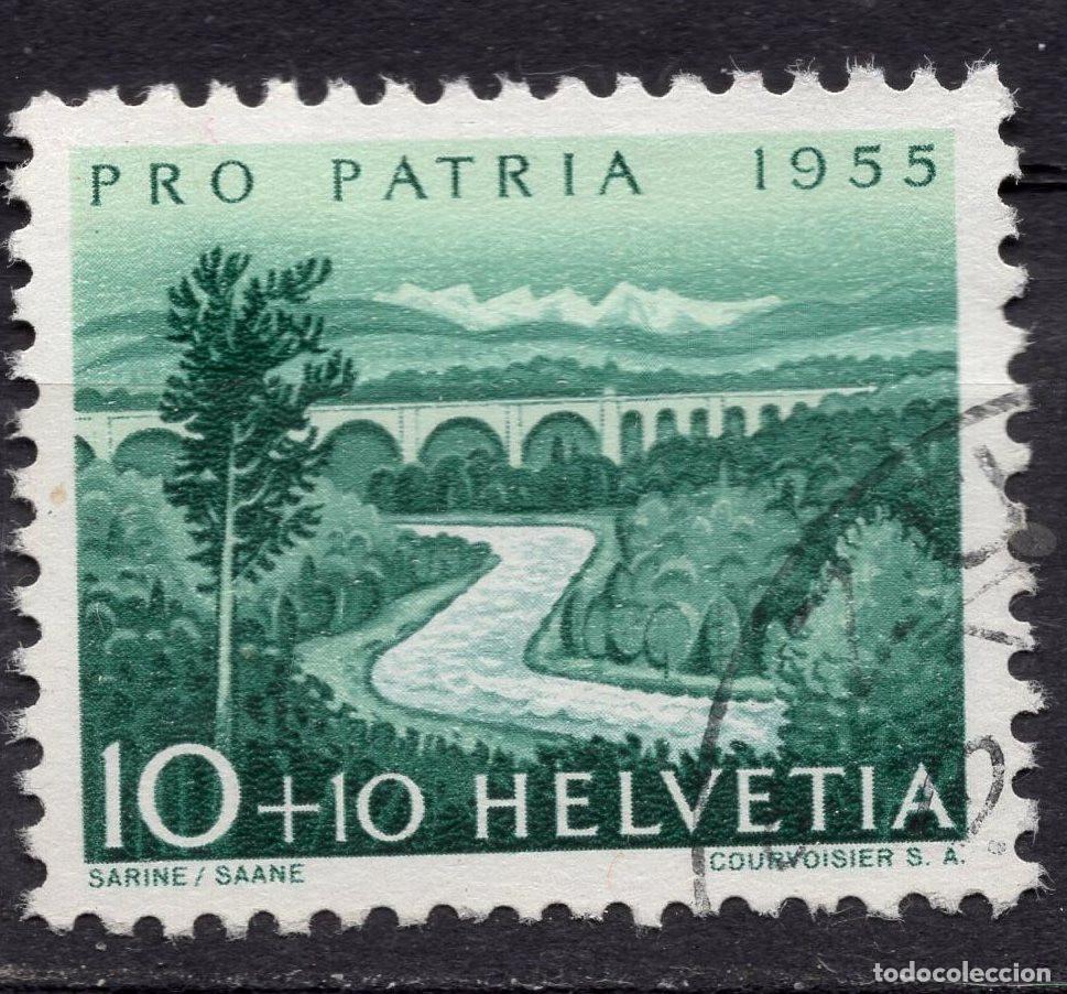 Sellos: SUIZA 1955 STAMP MICHEL CH 614