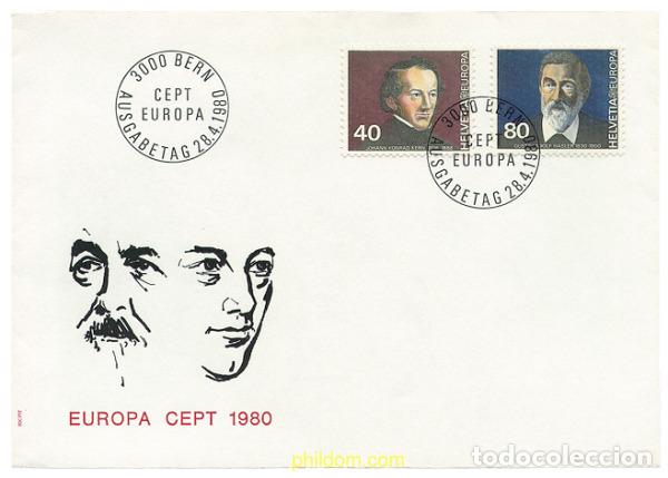 Sellos: 23890 MNH SUIZA 1980 EUROPA CEPT. GENTE FAMOSA
