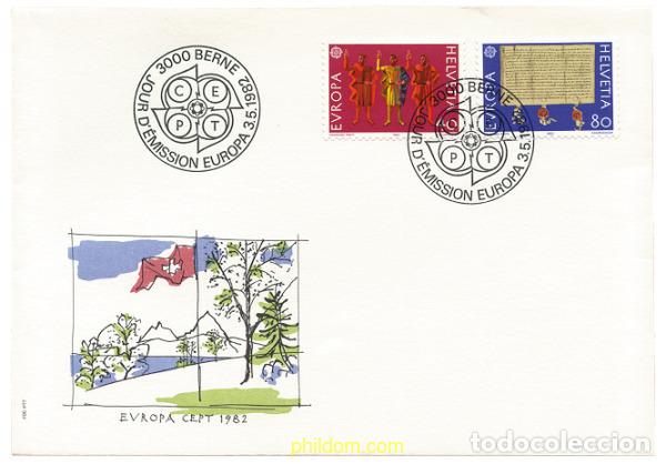 Sellos: 23960 MNH SUIZA 1982 EUROPA CEPT. HISTORIA