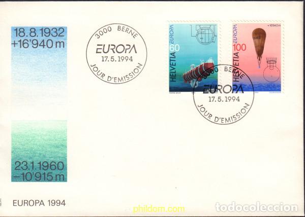Sellos: 24435 MNH SUIZA 1994 EUROPA CEPT. GRANDES DESCUBRIMIENTOS
