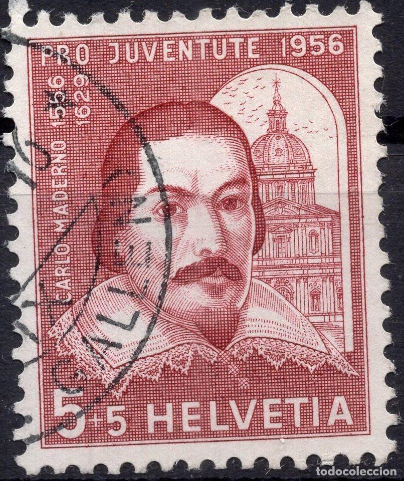 Sellos: SUIZA 1956 STAMP MICHEL CH 632