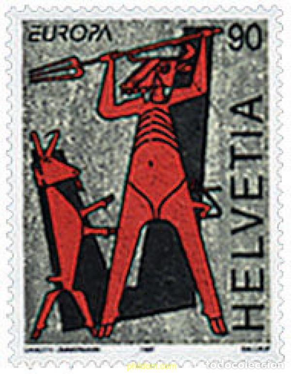 Sellos: 63089 MNH SUIZA 1997 EUROPA CEPT. CUENTOS Y LEYENDAS